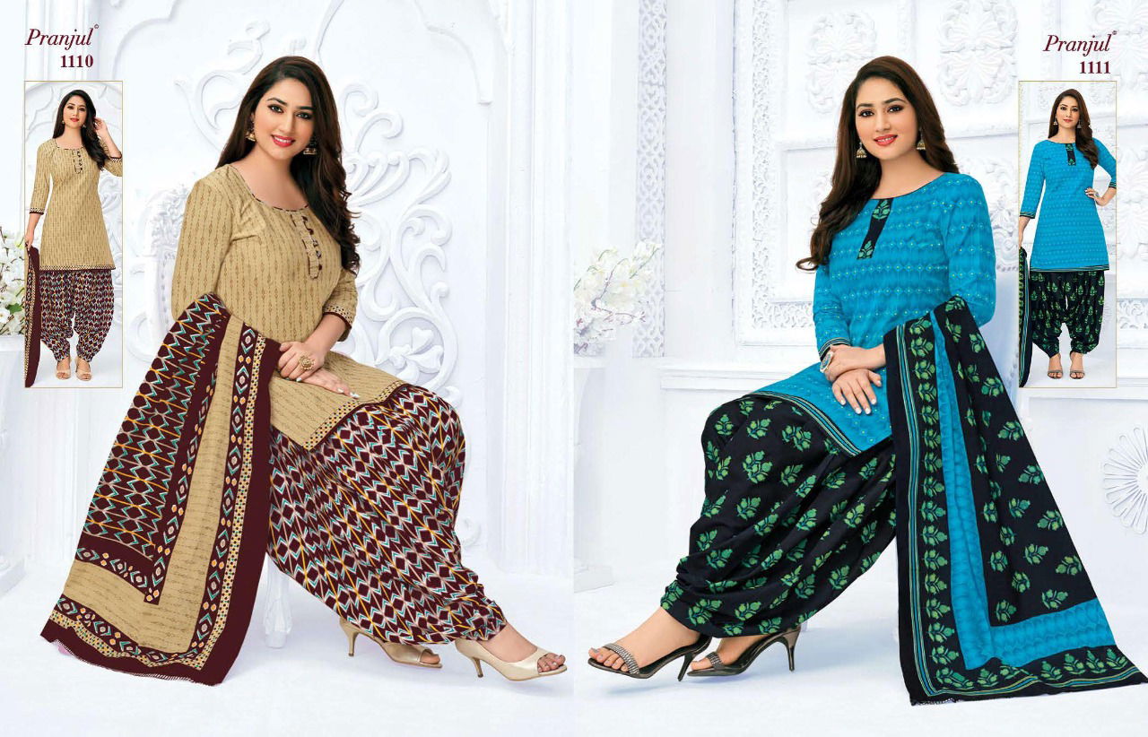 Pranjul Priyanka 11 Latest Regular Wear Cotton Printed Dress Material Collection